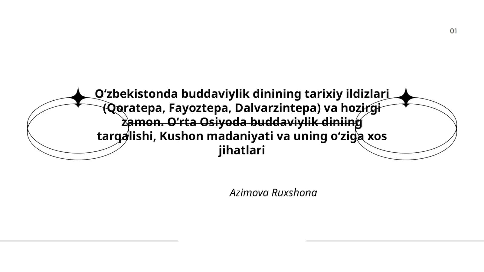 Oʻrta Osiyoda buddaviylik diniing tarqalishi 1