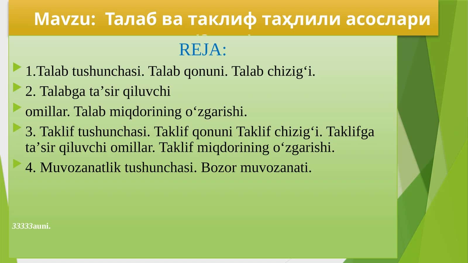 Талабватаклифтаҳлилиасослари(2soat) 1