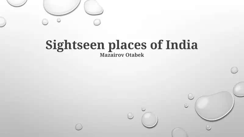 Sightseen places of India 1