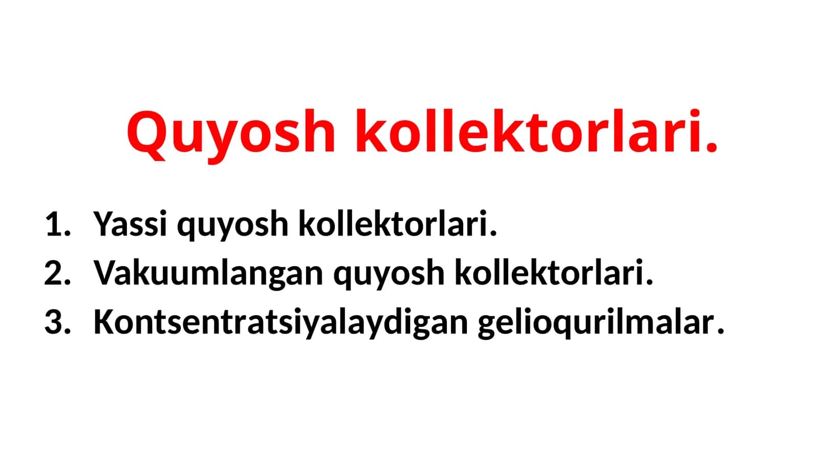 Yassi quyosh kоllеktоrlаri 1