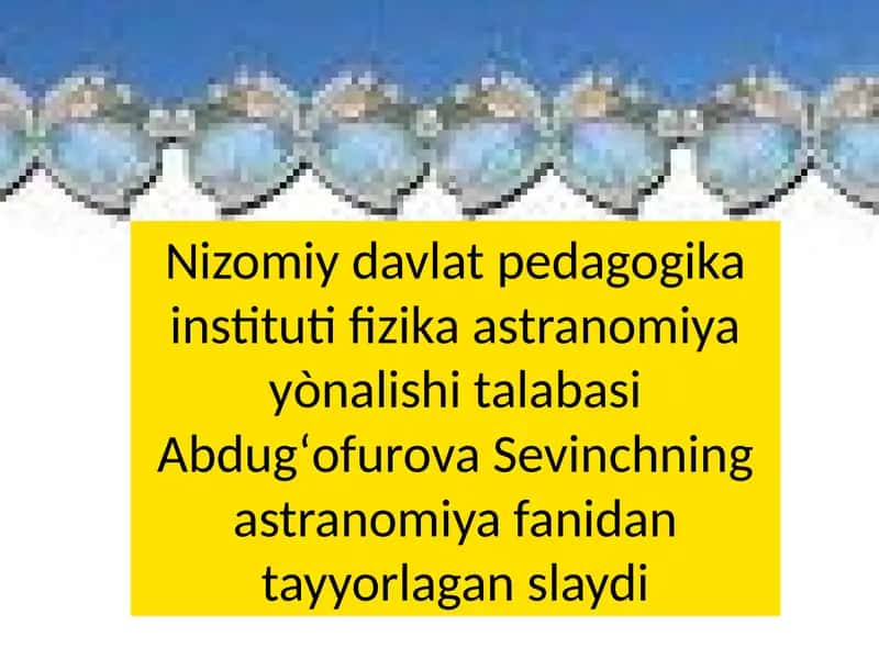 Quyosh tizimi, Quyosh sistemasi 1