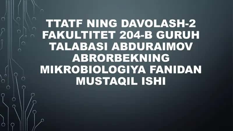 HLA- tizimi. Komplement tizimi 1