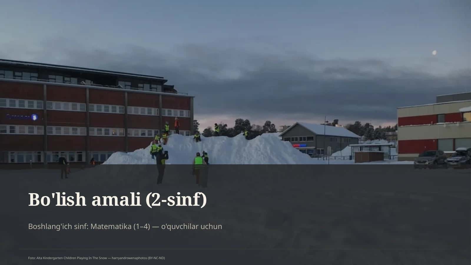 Bo'lish amali (2-sinf) 1