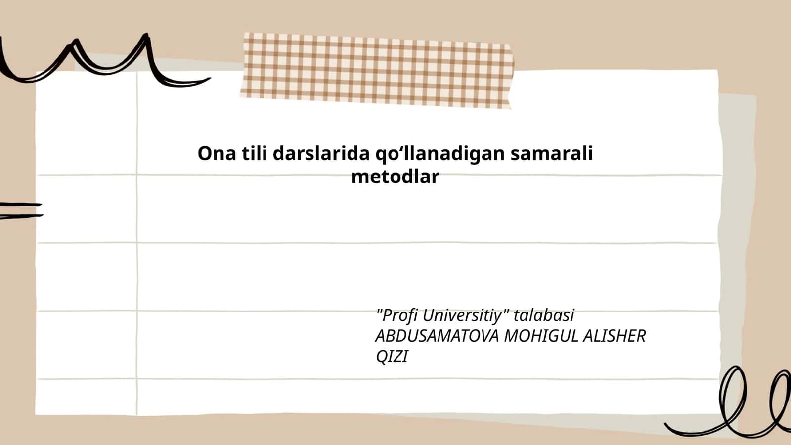 Ona tili darslarida qoʻllanadigan samarali metodlar 1
