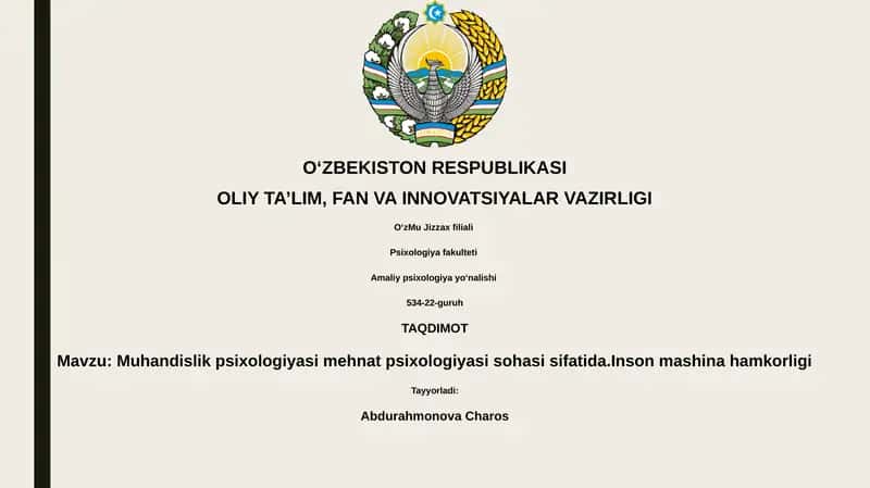Muhandislik psixologiyasi 1