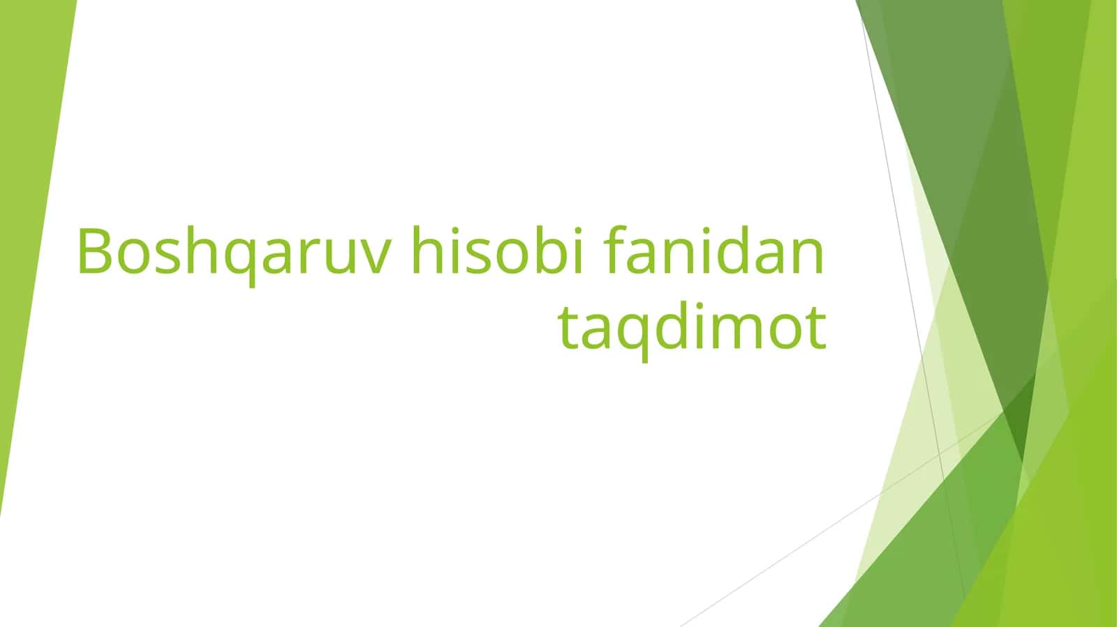Materiallarni xisobga olishning uzluksiz va davriy usullari 1