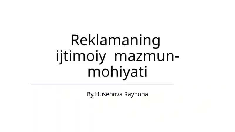 Bolalarga qaratilgan reklama