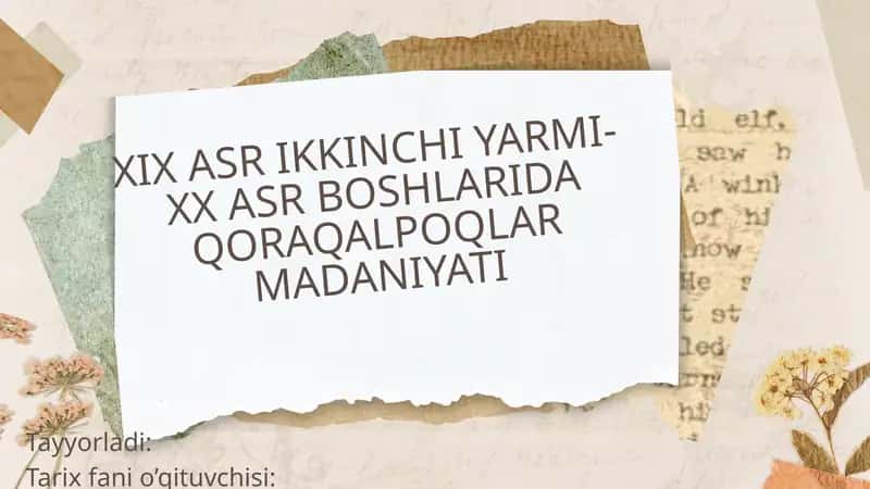 Qoraqalpoqlar madaniyati 1