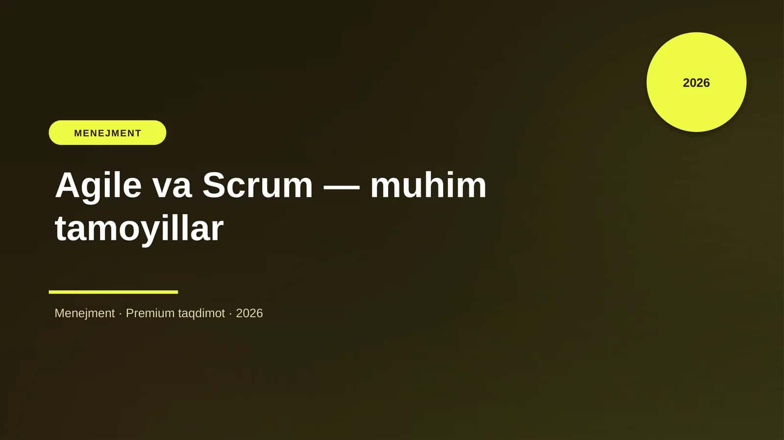 Agile va Scrum — muhim tamoyillar 1