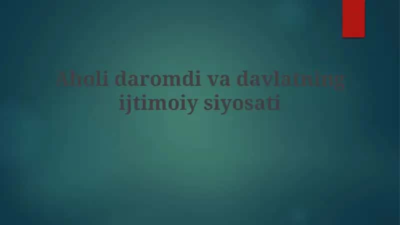 Aholidaromdivadavlatningijtimoiysiyosati 1