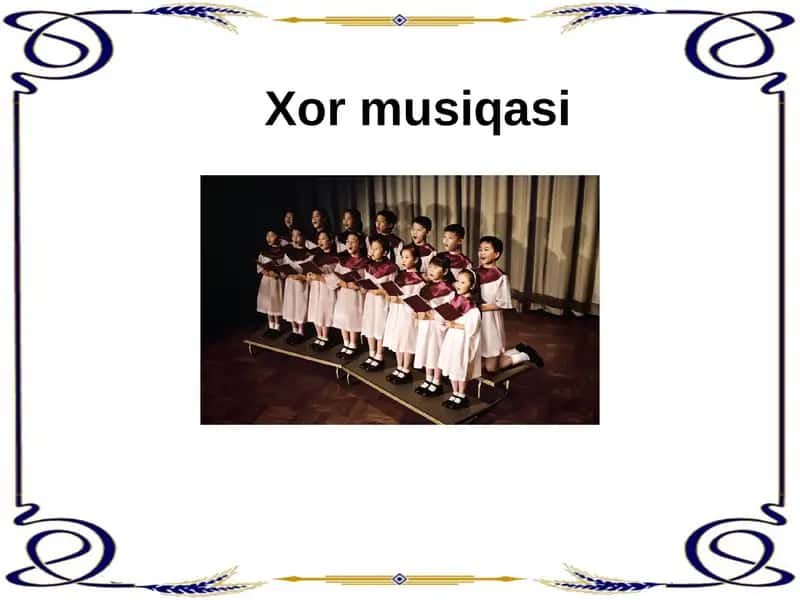 Xor musiqasi 1