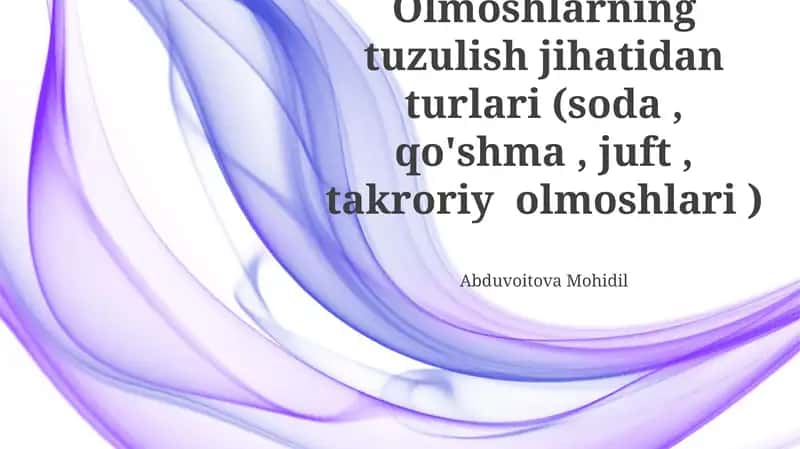 Murakkab olmoshlar 1
