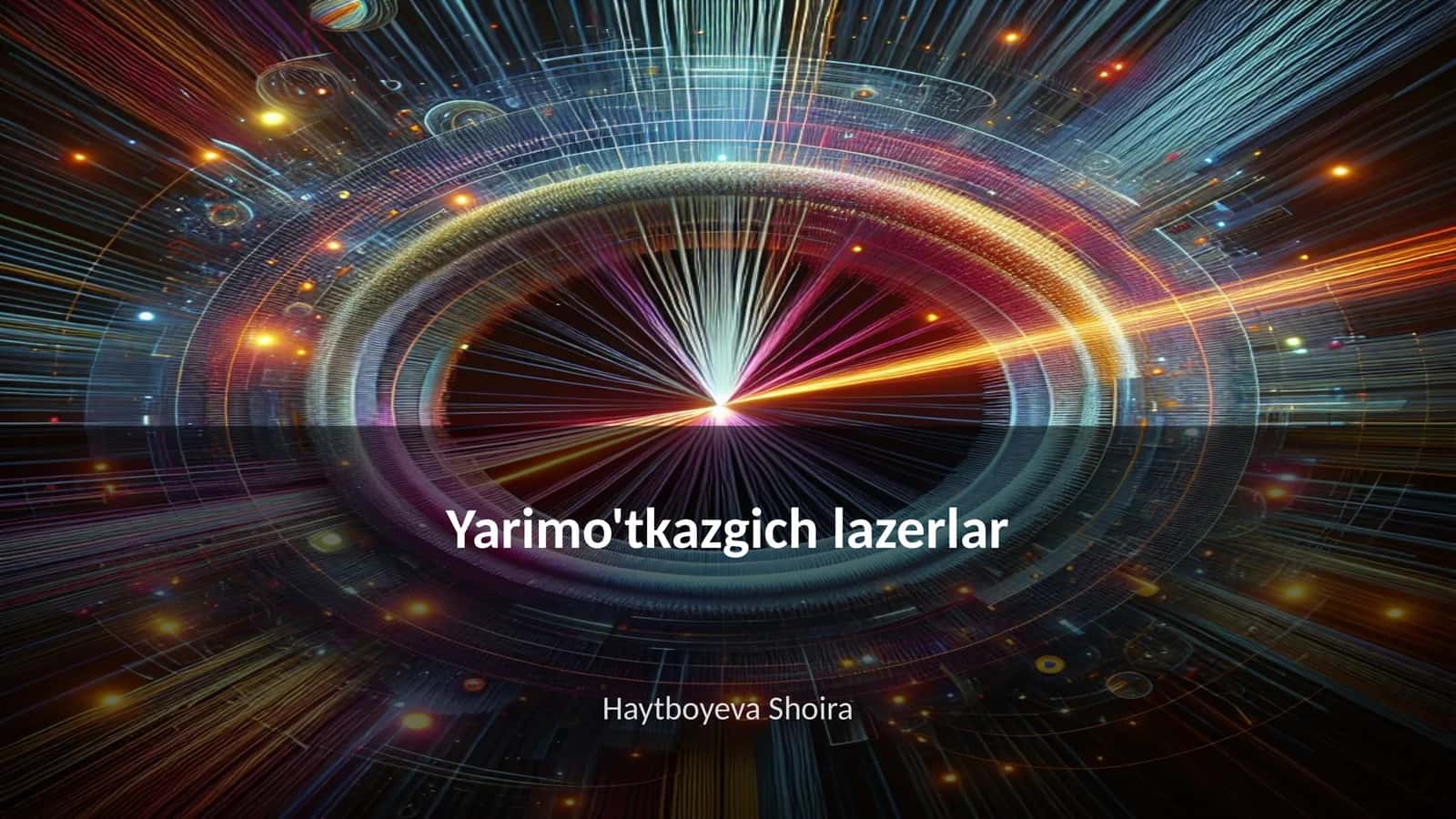 Yarimo'tkazgich lazerlar 1