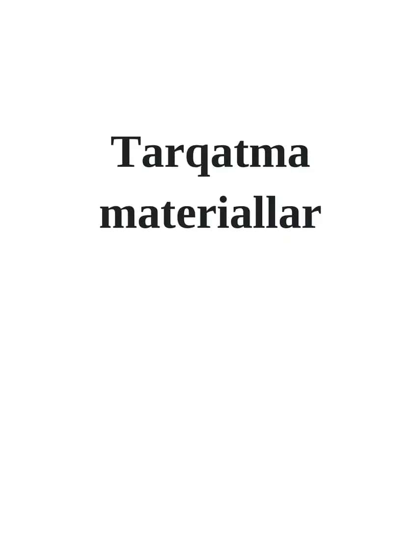 Tarqatma materiallar 1