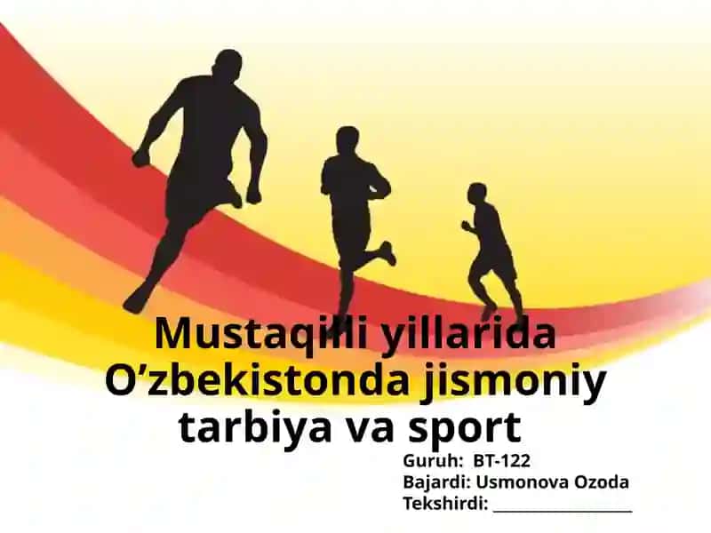 Jismoniy tarbiya va sport