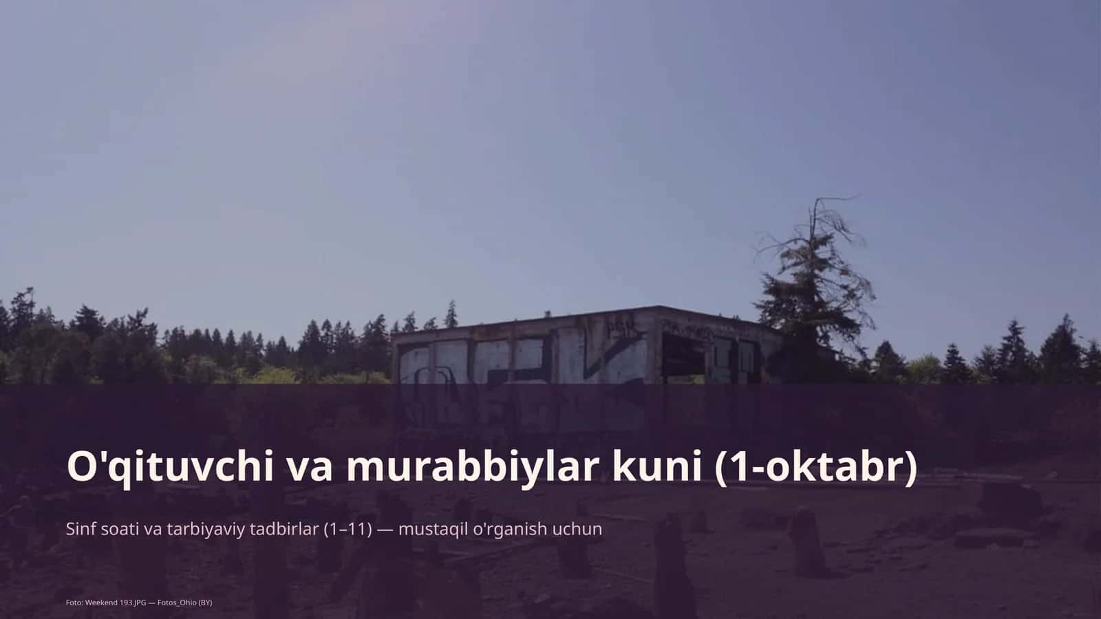 O'qituvchi va murabbiylar kuni 1