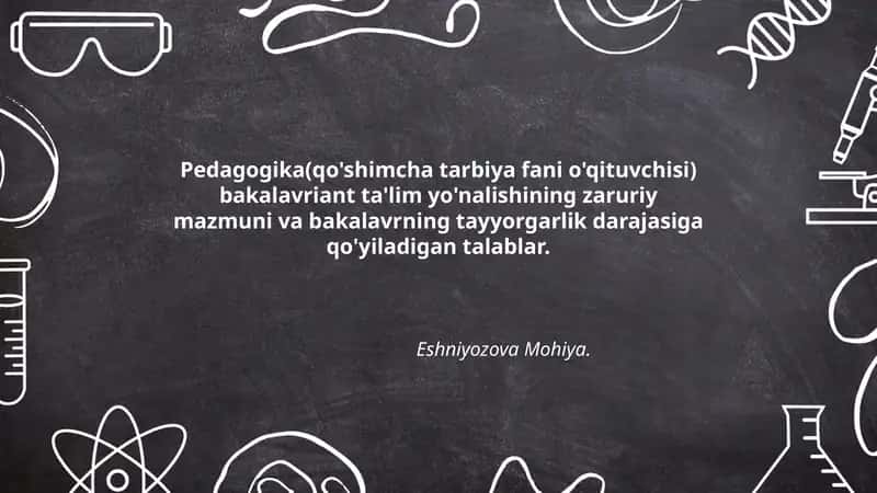 Pedagogika(yo'nalish bilan) 1