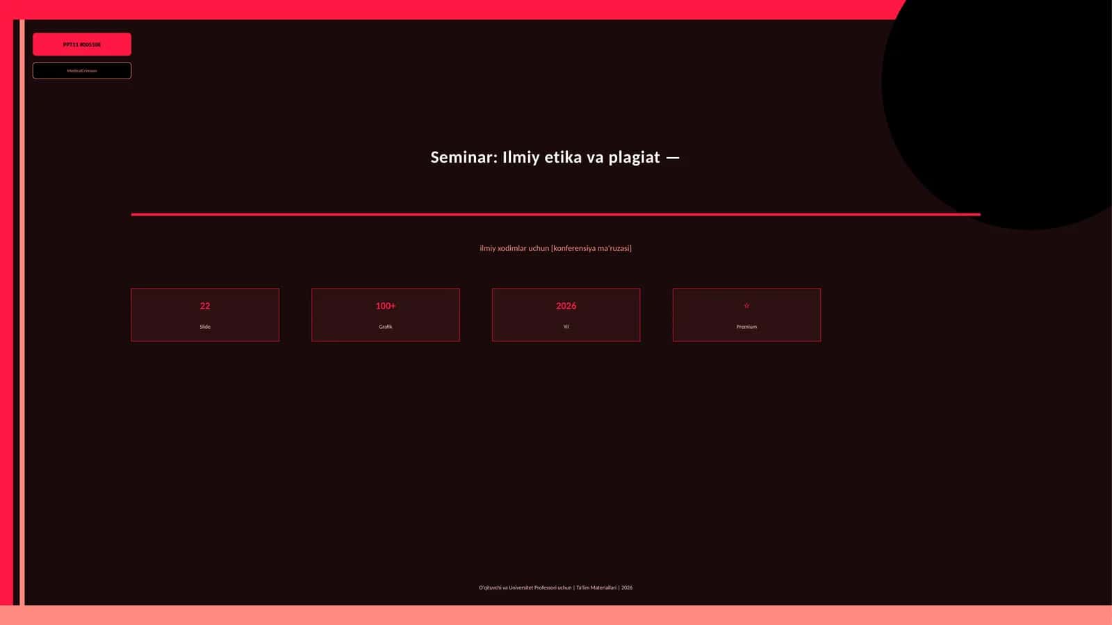 Ilmiy etika va plagiat 1