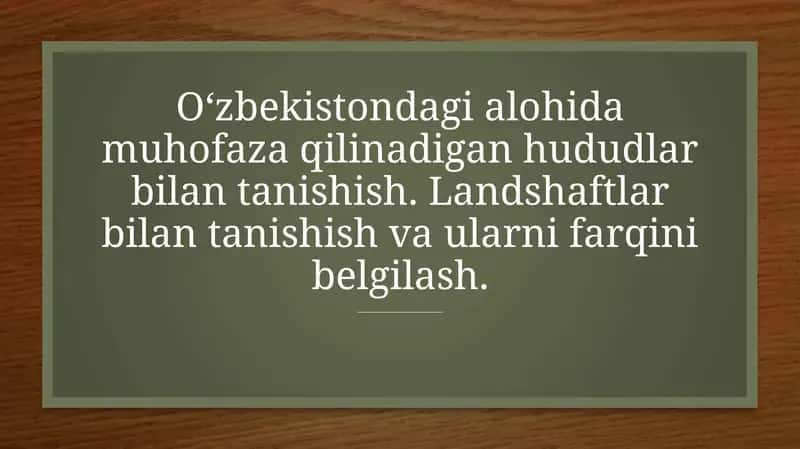 ALOHIDA MUHOFAZA ETILADIGAN TABIIY HUDUDLAR 1