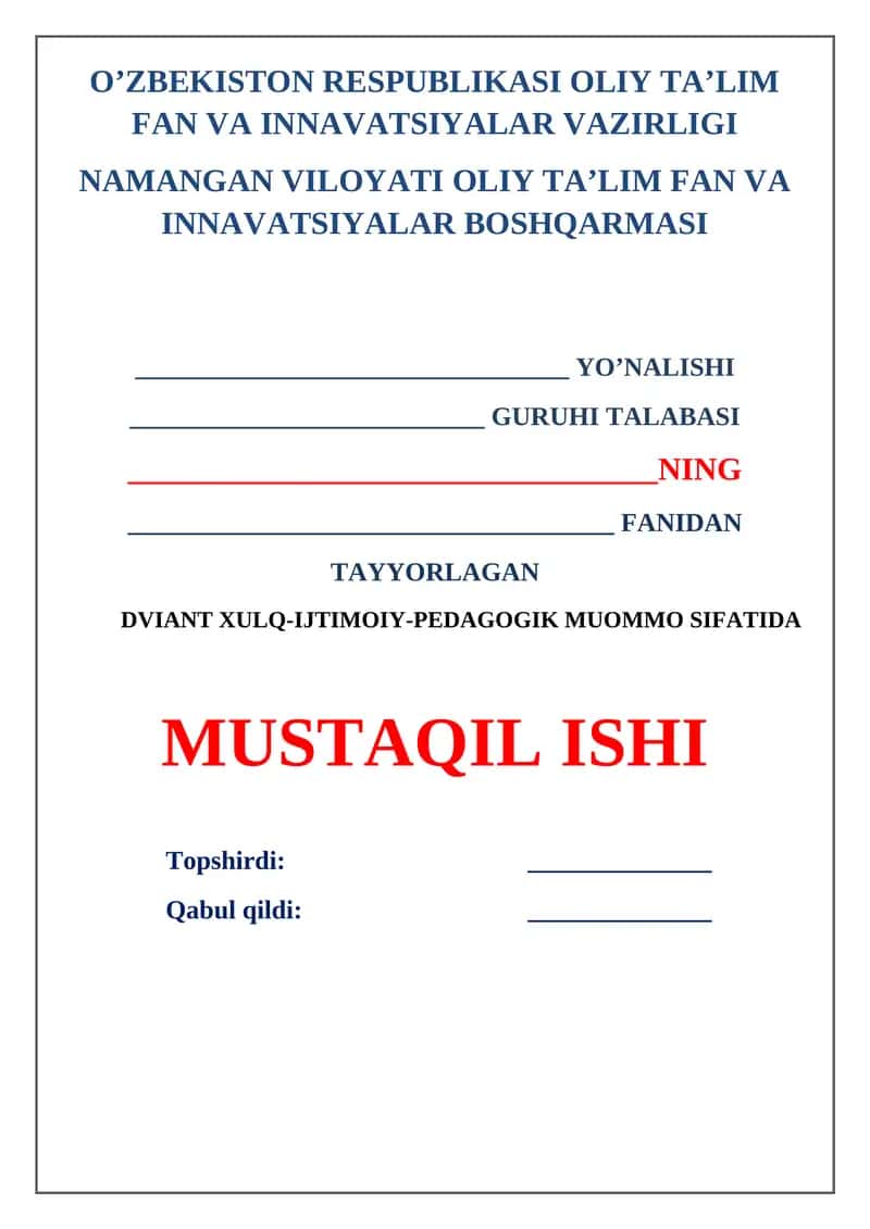 Dviant Xulq-Ijtimoiy-Pedagogik Muommo 1