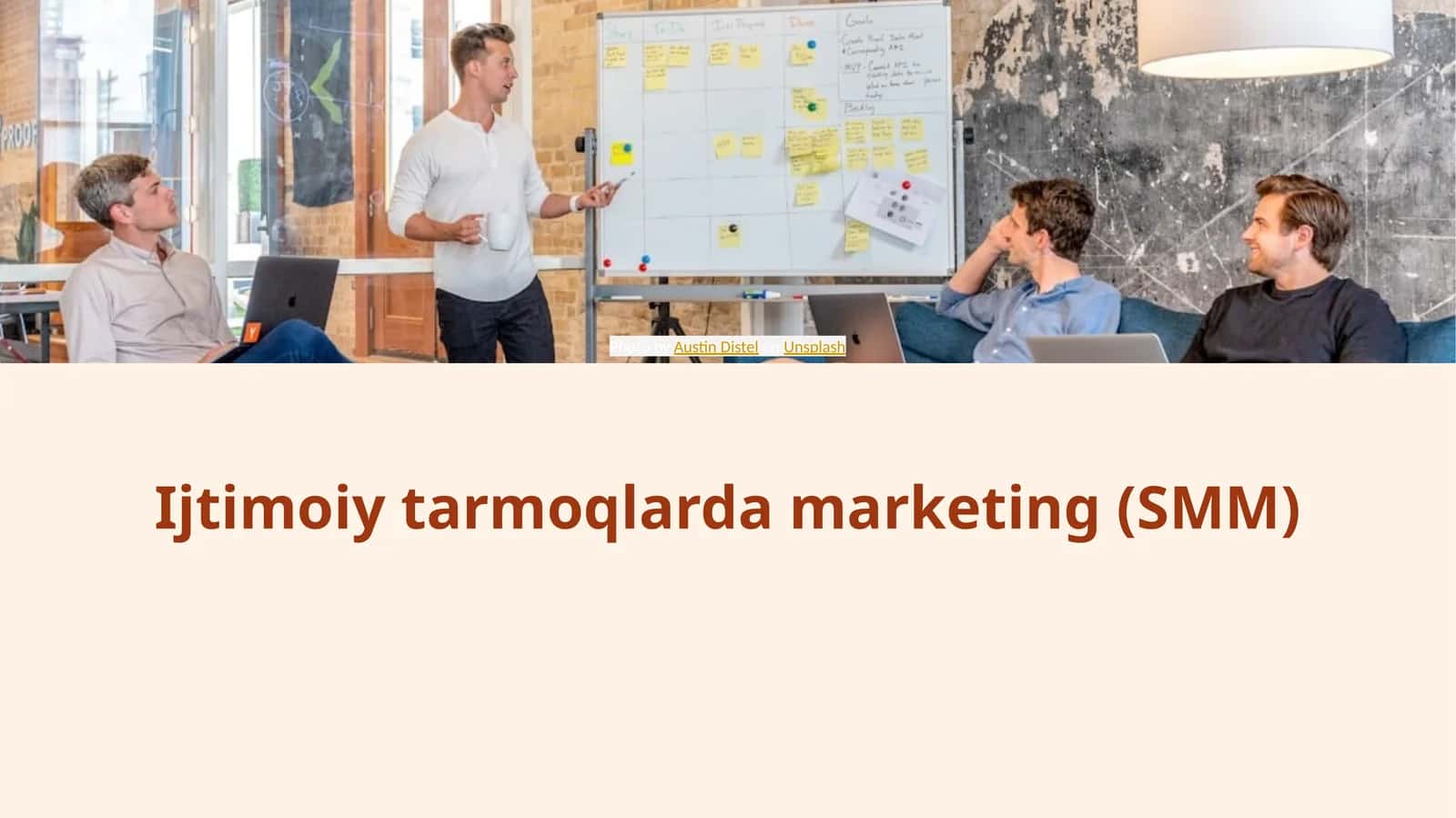 Ijtimoiy tarmoqlarda marketing (SMM) 1