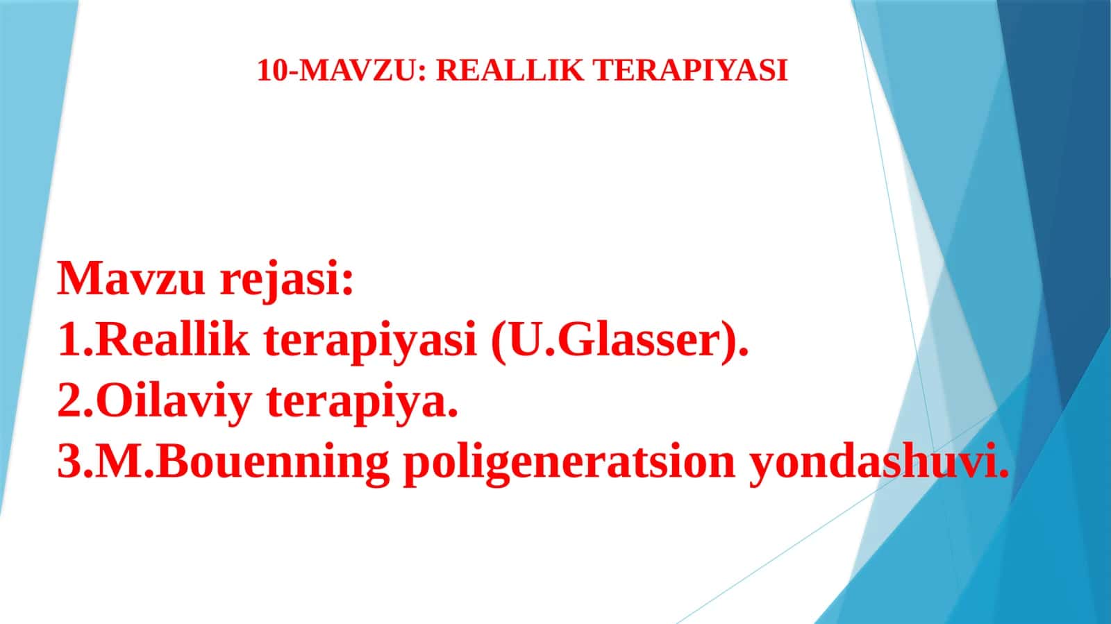 REALLIK TERAPIYASI 1