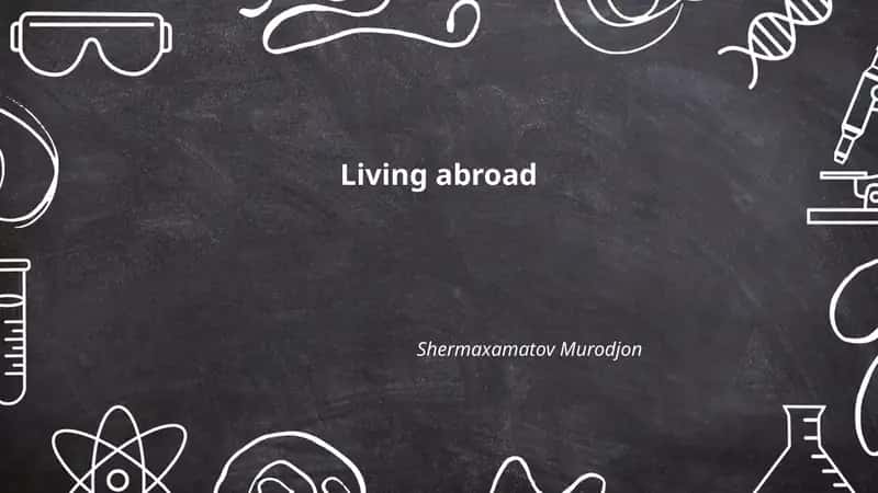 Living abroad 1
