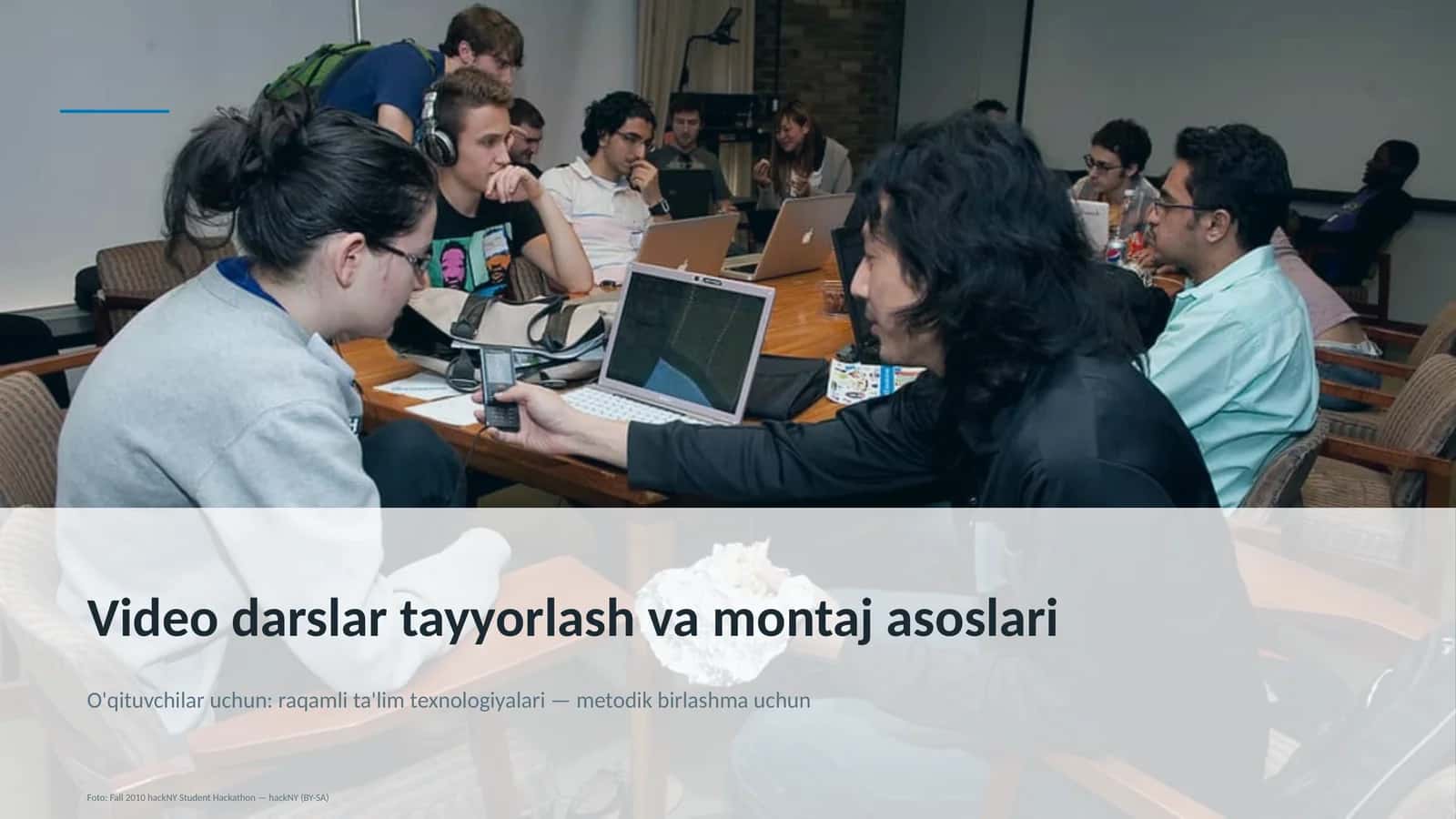 Video darslar tayyorlash va montaj asoslari 1