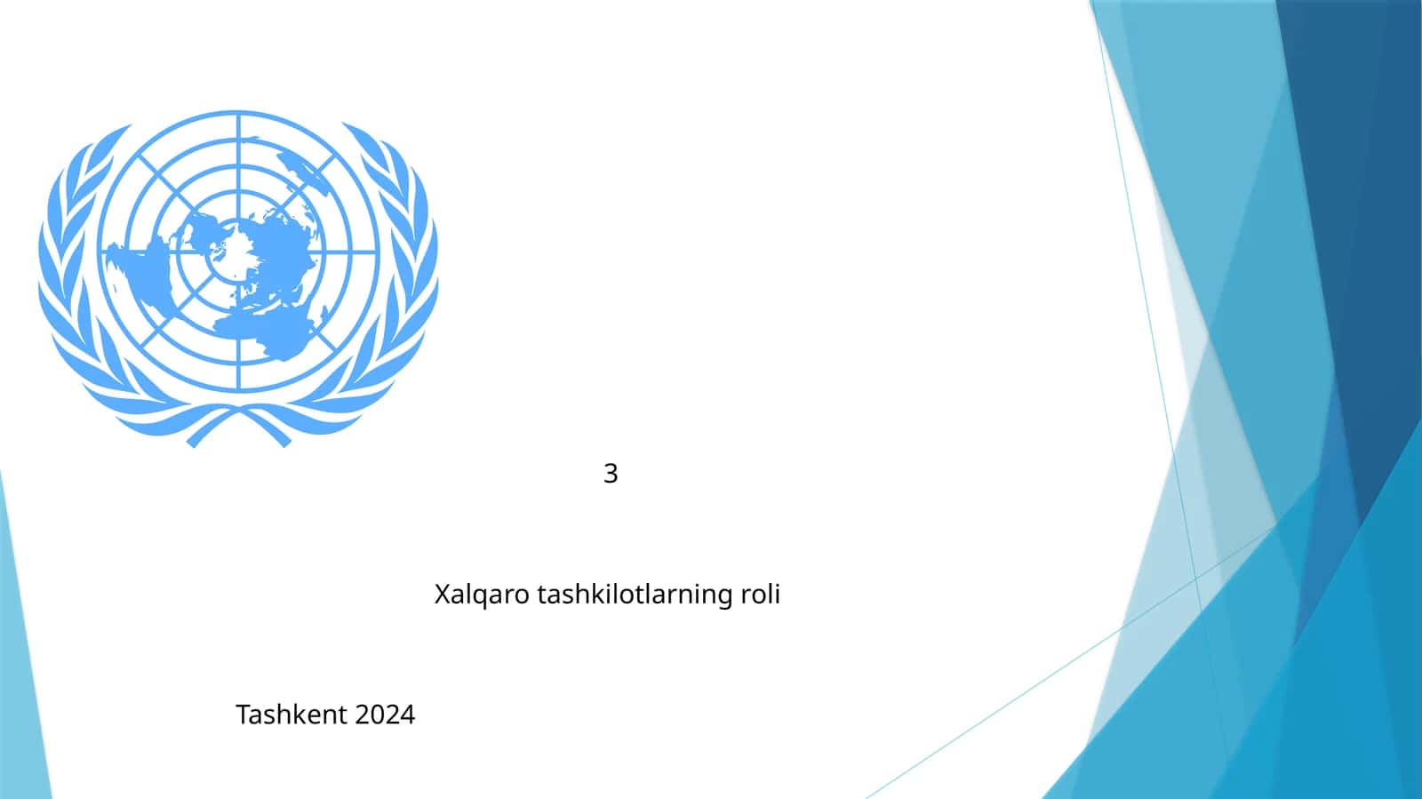 Xalqaro tashkilotlarning roli 1