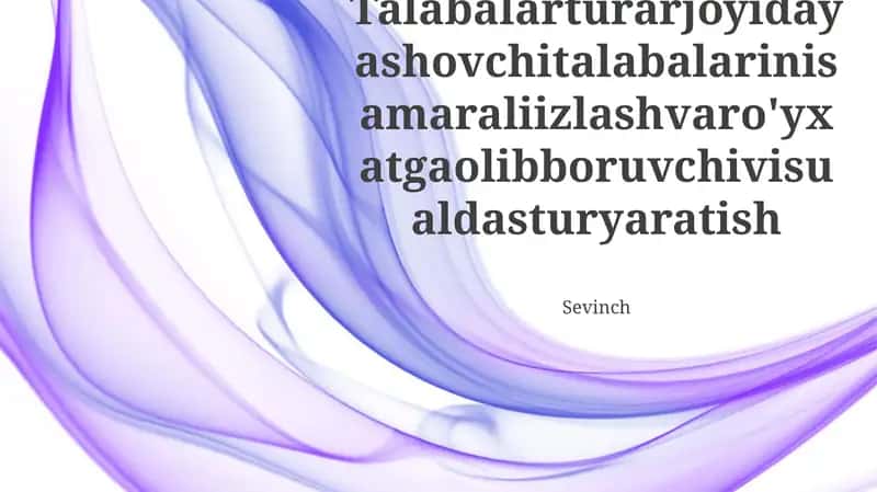 Samarali Qidiruv va Ro'yxatlash Tizimi 1