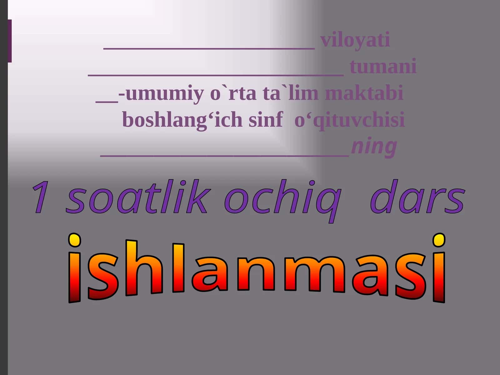 2-sinf Tarbiya Jamoat transportida 1