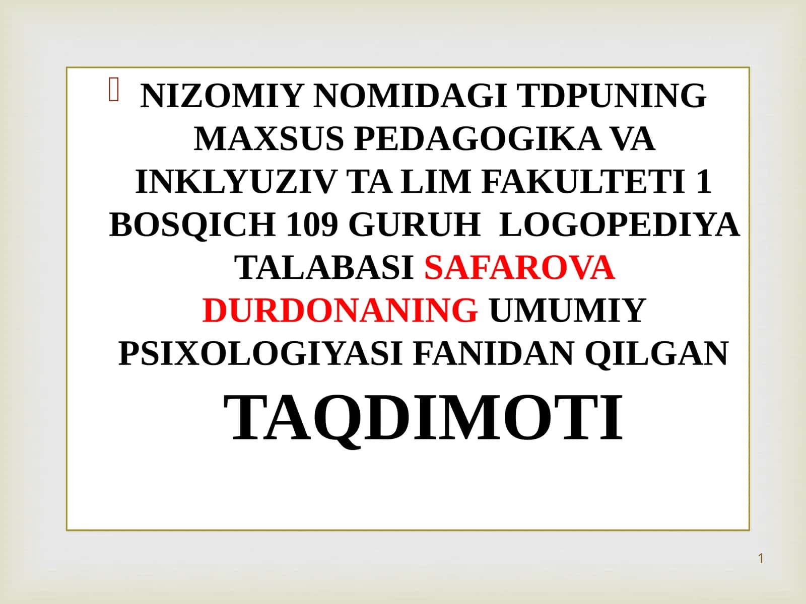KATTAGURUH PSIXOLOGIYASI 1