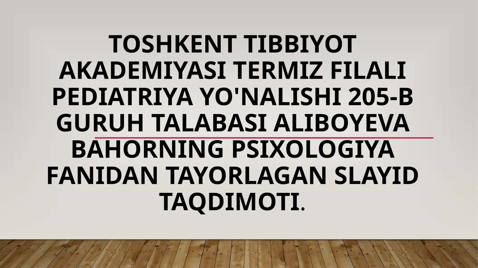 Psixologiyaning zamonaviy tendensiyalari 1