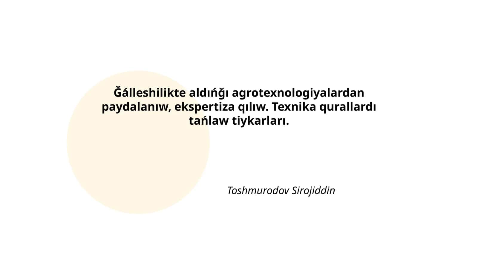 Zamonaviy agrotexnologiyalar 1