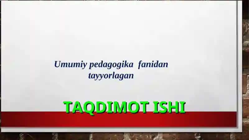 Ta'lim qonuniyatlari