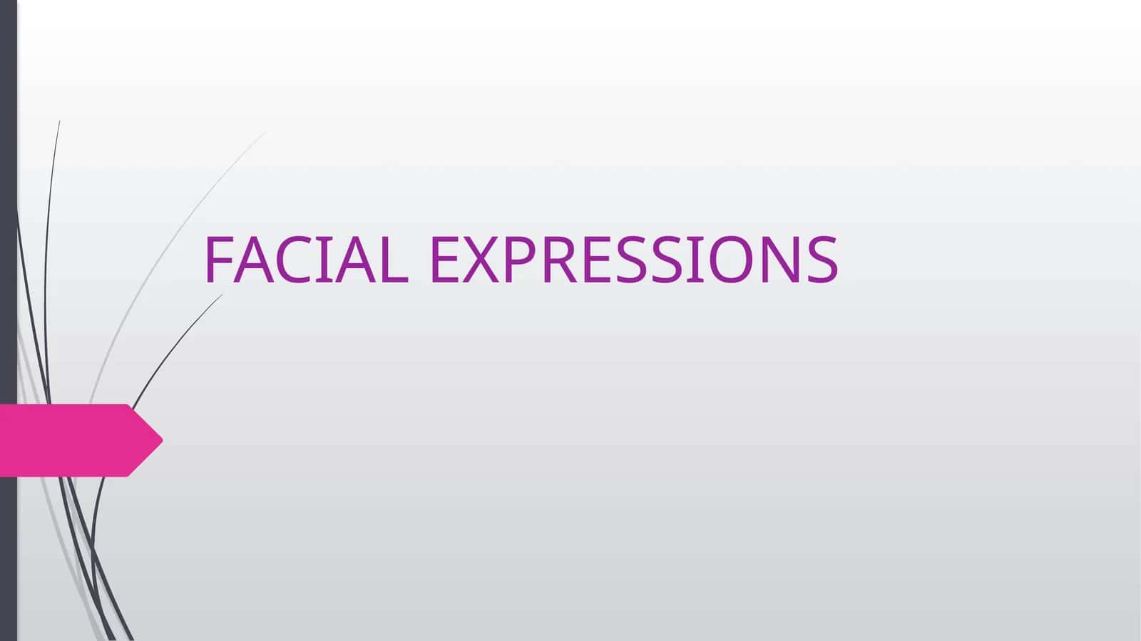 FACIAL EXPRESSIONS 1