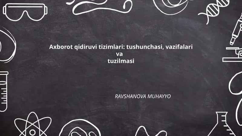 Axborot qidiruvi tizimlari 1