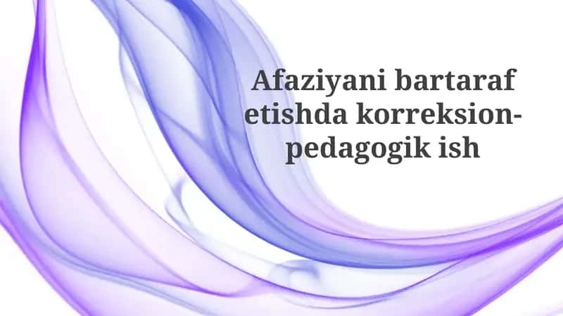 Afaziya va uning ta'siri 1