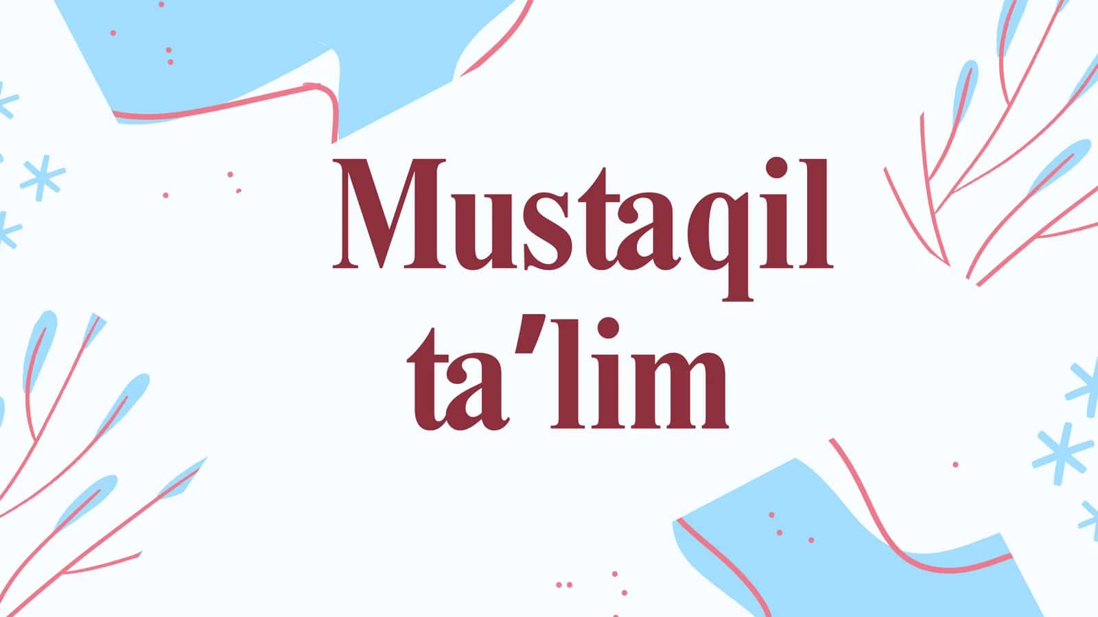 Diniy ta'lim 1