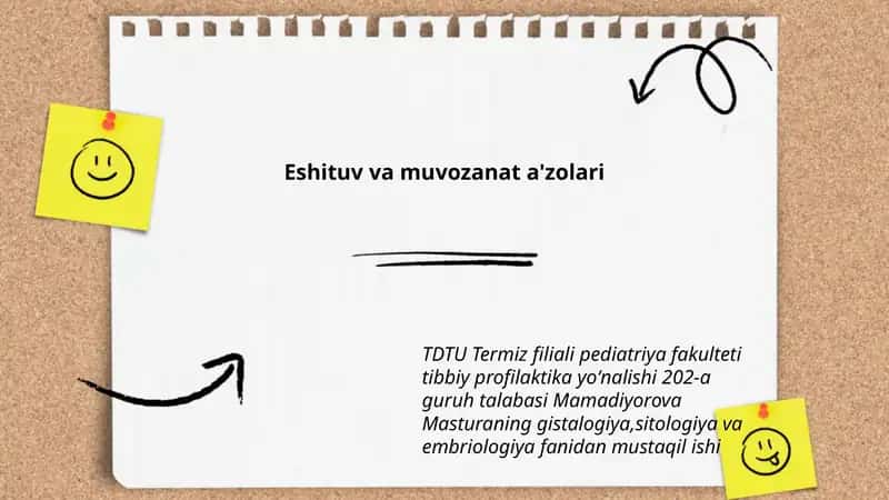 Mamadiyorova Masturaning gistalogiya, sitologiya va embriologiya fanidan mustaqil ishi 1