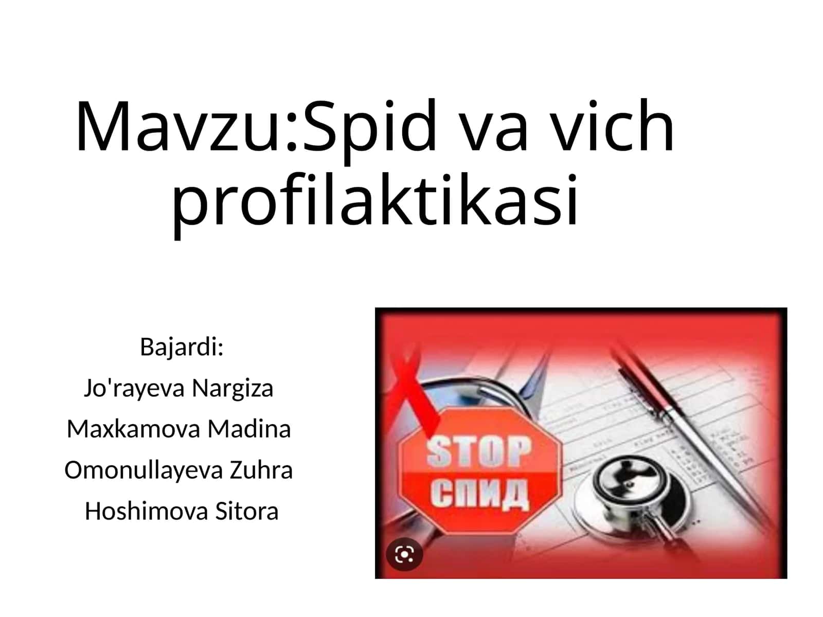 Spidvavichprofilaktikasi 1