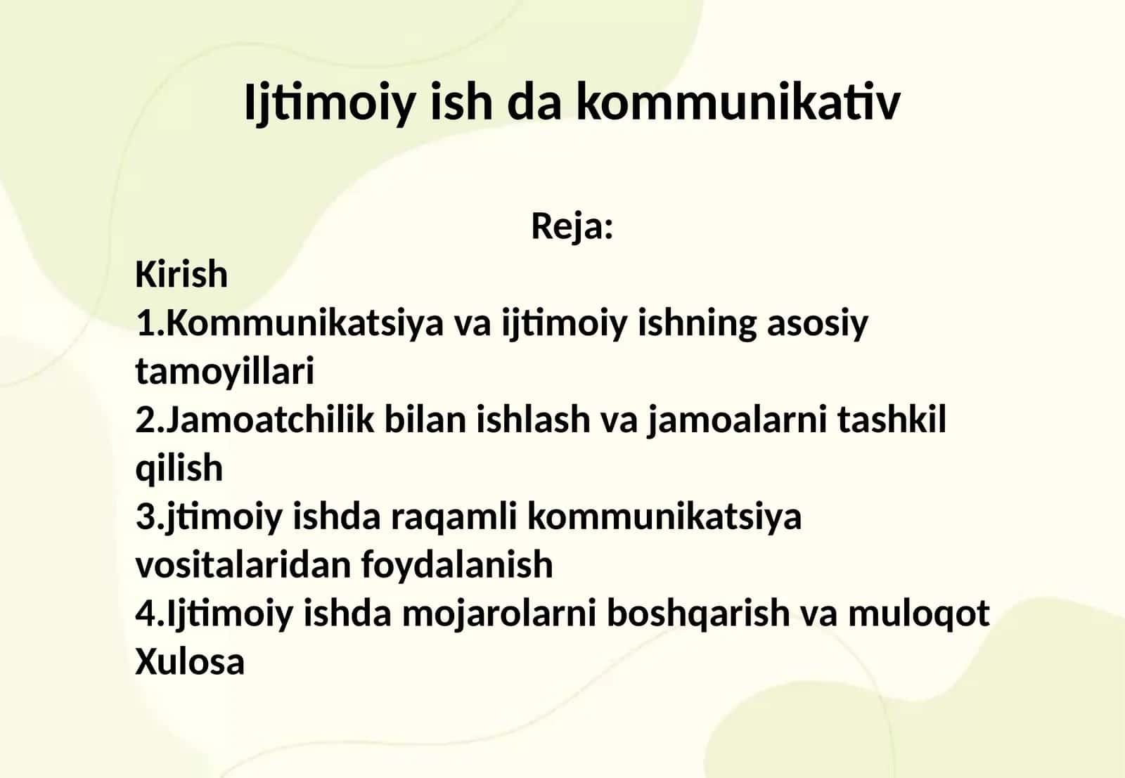 Ijtimoiy ish da kommunikativ 1
