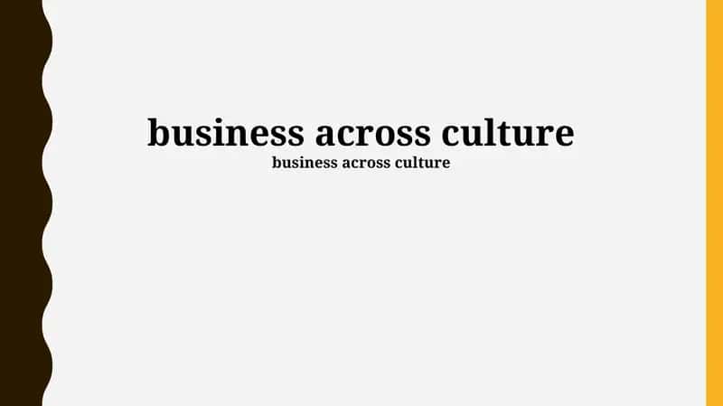 Understanding Cultural Nuances 1