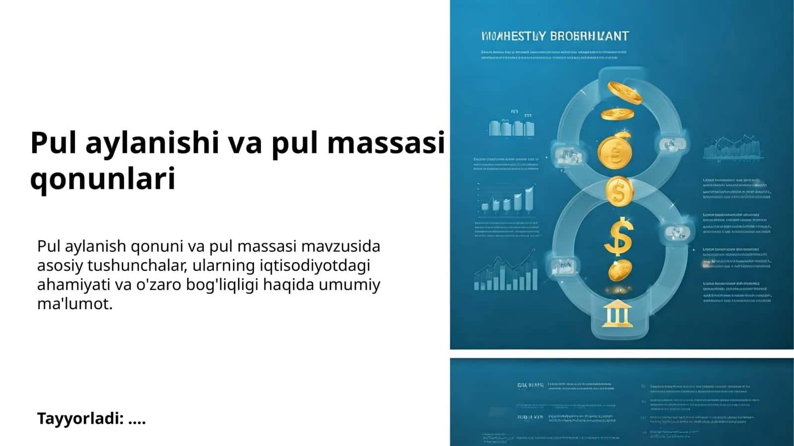 Pul aylanishi va pul massasi qonunlari 1
