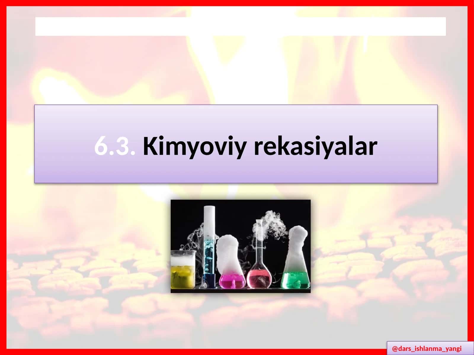 Kimyoviy rekasiyalar 1