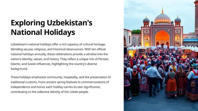 Exploring Uzbekistan's National Holidays 1