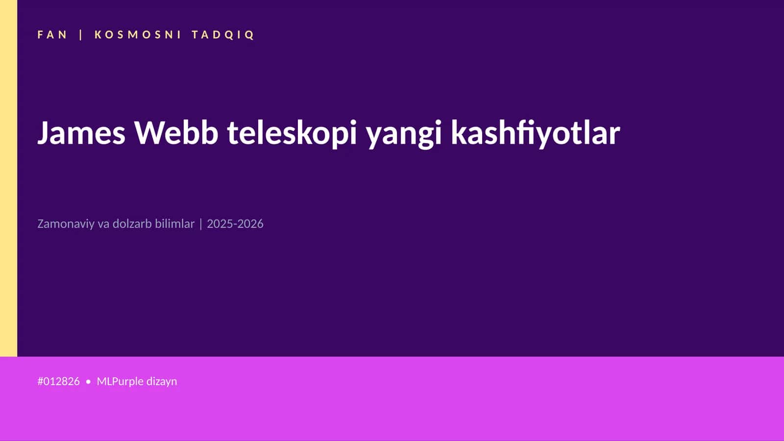 James Webb teleskopi yangi kashfiyotlar 1