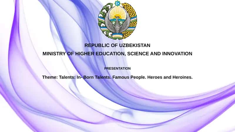 The Nature of Inborn Talents 1