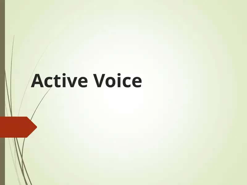 Active Voice 1