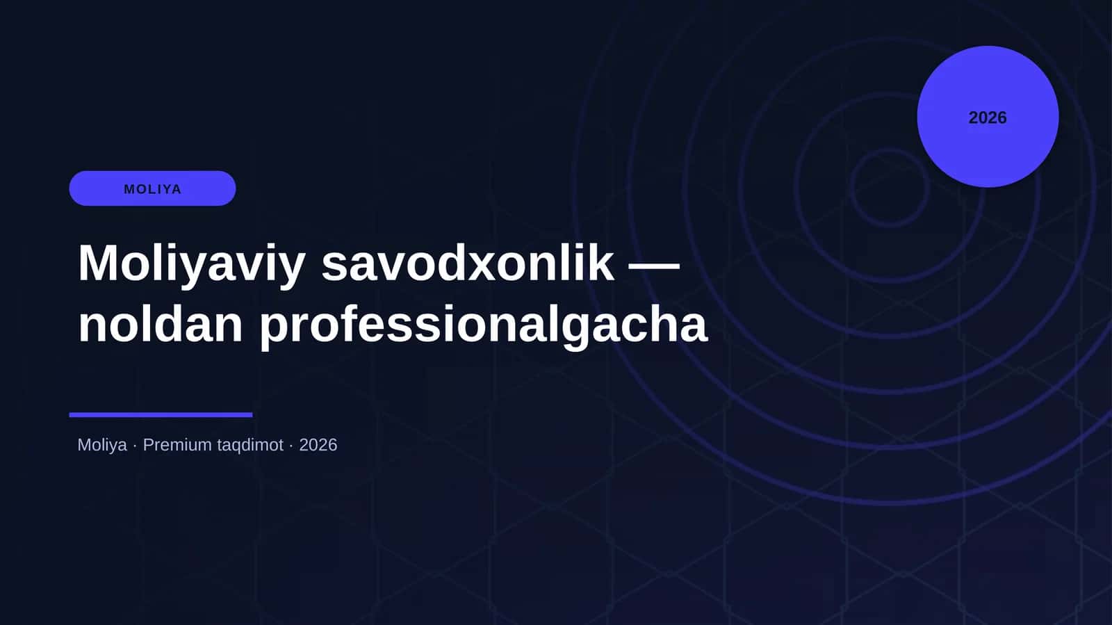 Moliyaviy savodxonlik — noldan professionalgacha 1